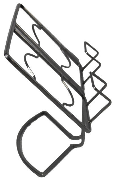 Benzara Modern Design Metal Cook book Holder, Silver