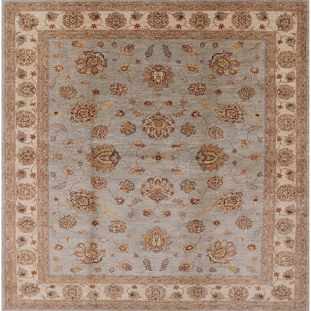 Ahgly Company Indoor Square Mid-Century Modern Area Rugs, 5' Square