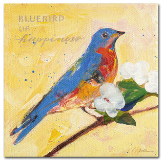 'Bluebird' Canvas Art by Sheila Golden