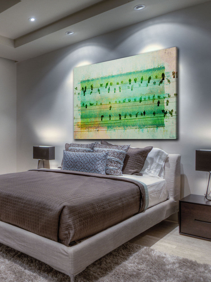 "Wire Nap" Fine Art Canvas Print, 36"x24"