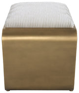 Uttermost Hoop Small Gold Bench