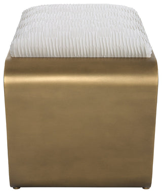 Uttermost Hoop Small Gold Bench