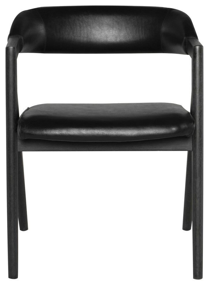 Anita Raven Leather Dining Chair