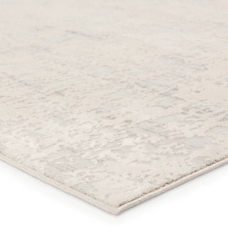 Jaipur Living Arvo Abstract Silver/White Area Rug, 5'3"x7'6"