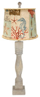 Rustic Natural Tropical Beauty of the Sea Table Lamp