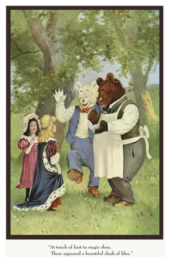 "Teddy Roosevelt's Bears: The Cloak" Digital Paper Print by R.K. Culver, 18"x26"