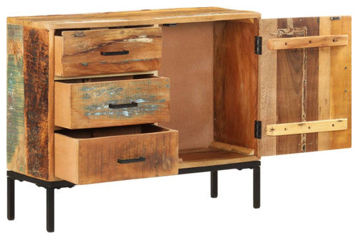 vidaXL Sideboard Buffet Cabinet with Storage for Kitchen Solid Reclaimed Wood