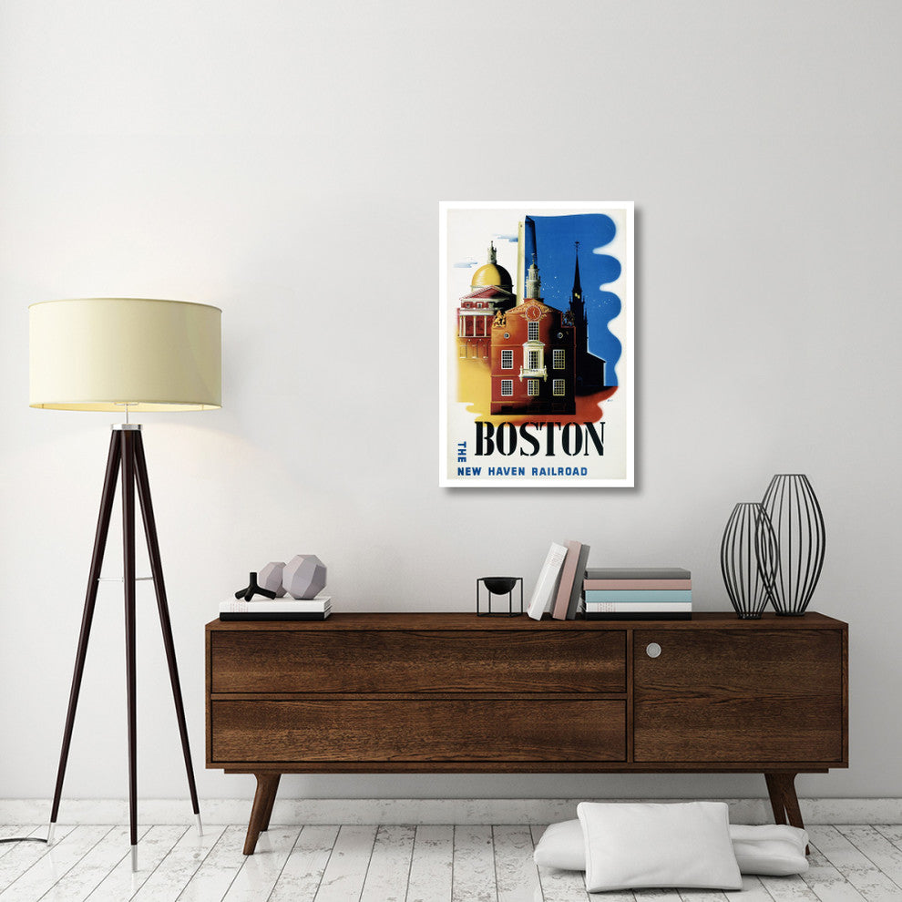 "New Haven Railroad / Boston" Digital Paper Print by Ben Nason, 26"x38"