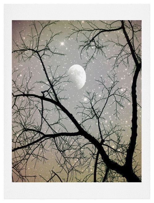 Deny Designs Shannon Clark Silver Sky Art Print