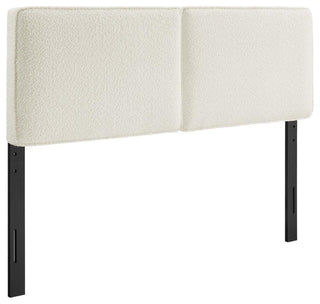 Lindee Boucle Fabric Queen Headboard