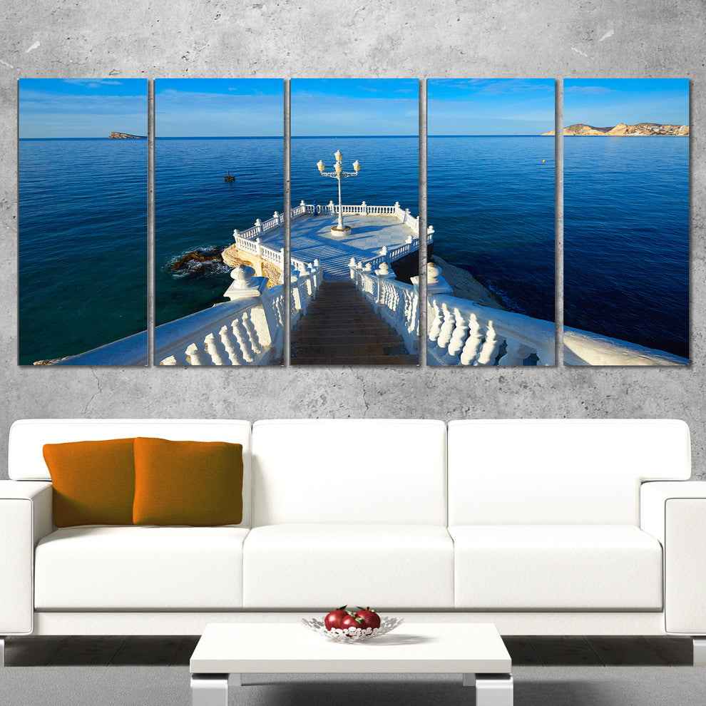 "Benidorm Mirador Del Castillo Lookout Point" Art, 5 Panels