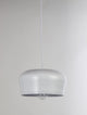 Beaut 1 Light Pendant, White, 12"x12"