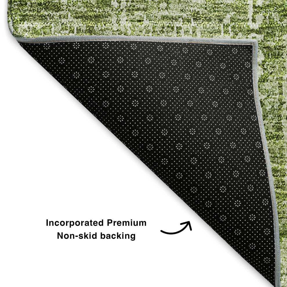 Premium Machine Washable Mayfield AMF637 Aloe 5' x 7'6" Rug