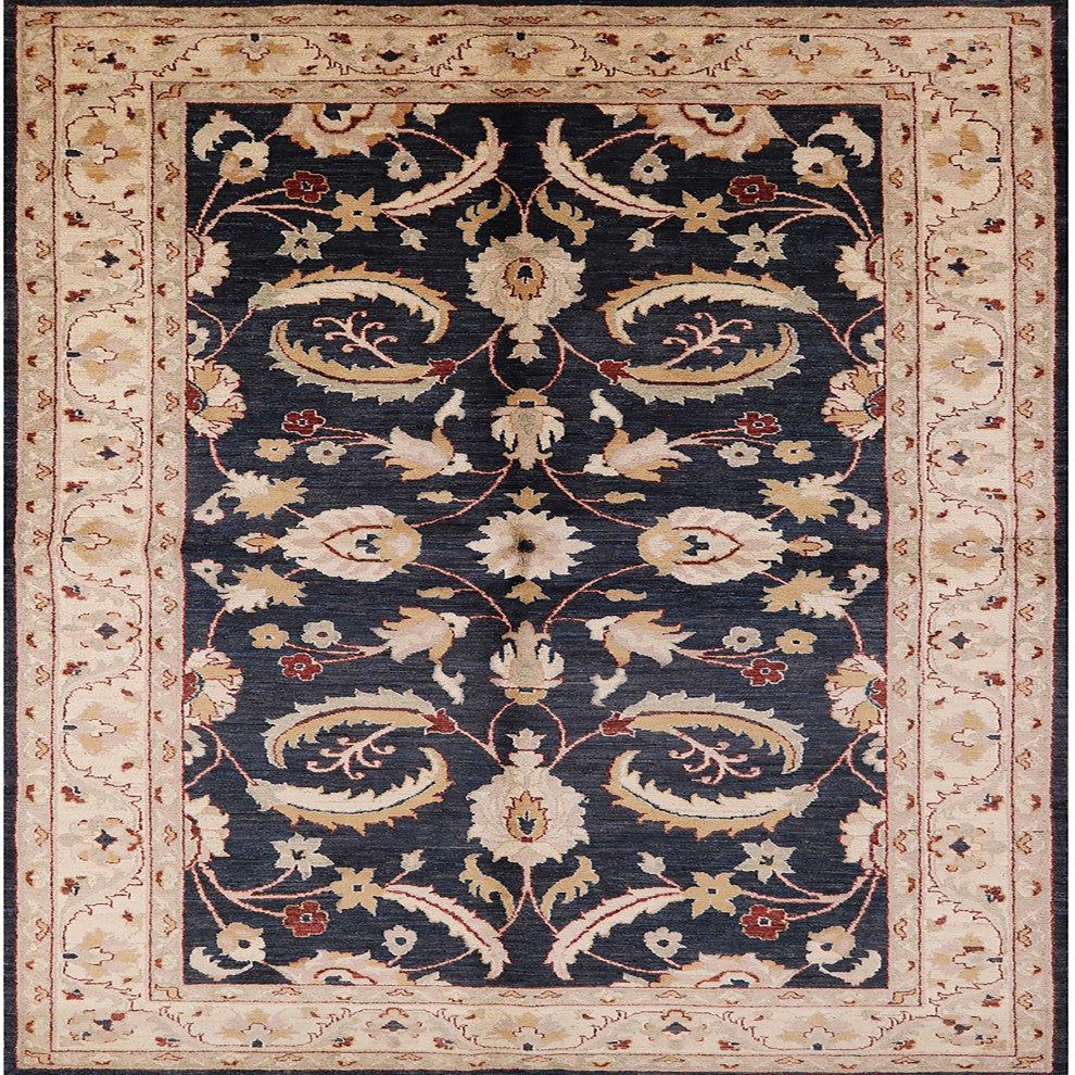 Ahgly Company Indoor Square Mid-Century Modern Area Rugs, 6' Square