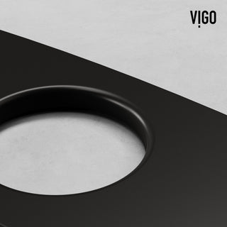 VIGO 10" L Kitchen Deck Plate, Matte Black
