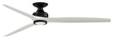 Fanimation Spitfire DC-KIT-72-LK-F Spitfire DC 72" 3 Blade Indoor - Black /