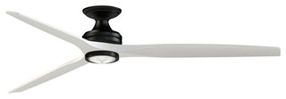 Fanimation Spitfire DC-KIT-72-LK-F Spitfire DC 72" 3 Blade Indoor - Black /