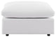 Modular Lounge Sectional Deep Sofa Set, White, Modern, Outdoor Hospitality