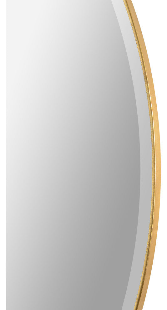 Thallo Round Modern Accent Wall Mirror