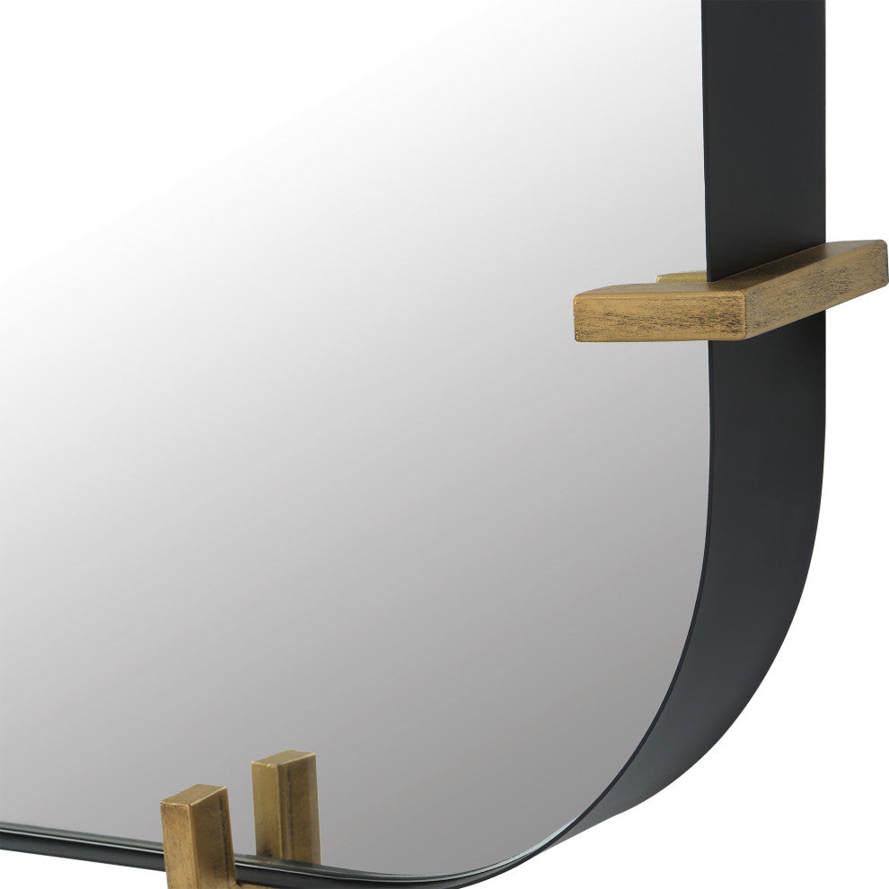 Uttermost UT-9888 Mirror from the Pali collection, Black Iron