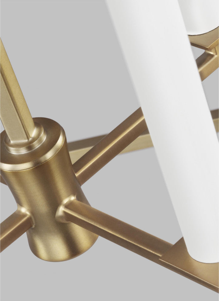 Southold Medium Lantern, Burnished Brass