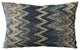 Plutus Blue Wave Chevron Luxury Throw Pillow, 22"x22"