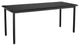NPS Steel Fixed Height Science Lab Table, 30 X 72 X 30, HPL Top, Black