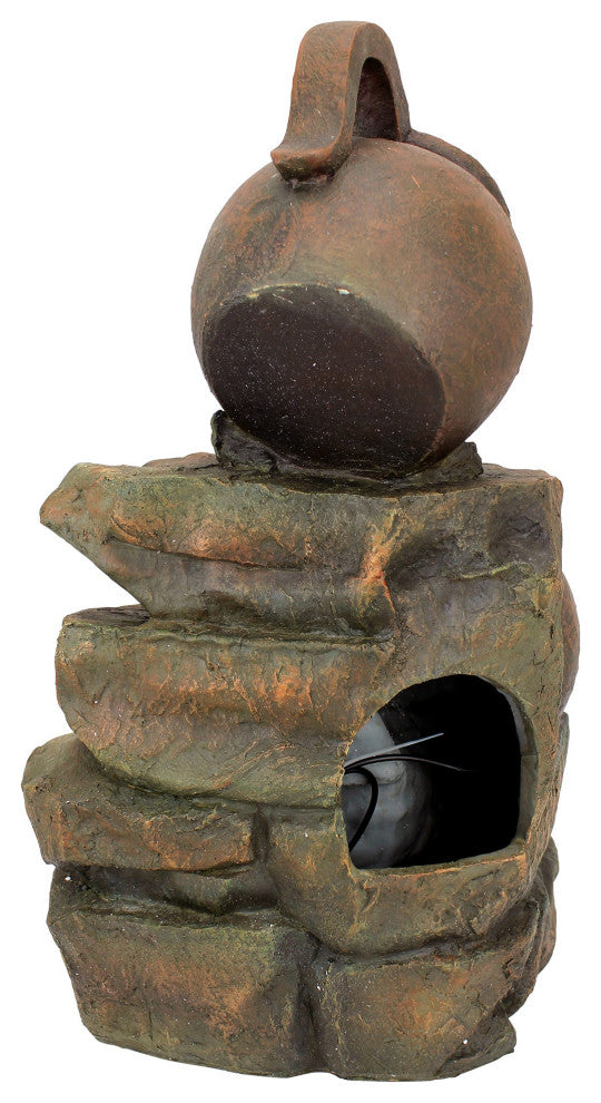 Lataverna Cascading Urns Led Fountain