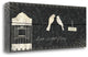 "Love Paris Panel III" By Emily Adams, Giclee Print on Gallery Wrap Canvas