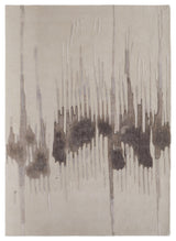 Ramiro R8882 Transitional/Industrial/Casual Rug, Gray/Brown, 2'x3'