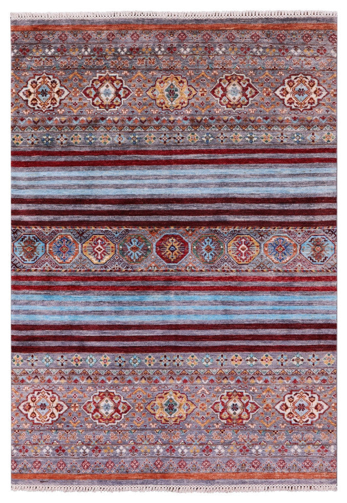 Khorjin Super Kazak Handmade Wool Rug 5' 0" X 7' 1" Q10220