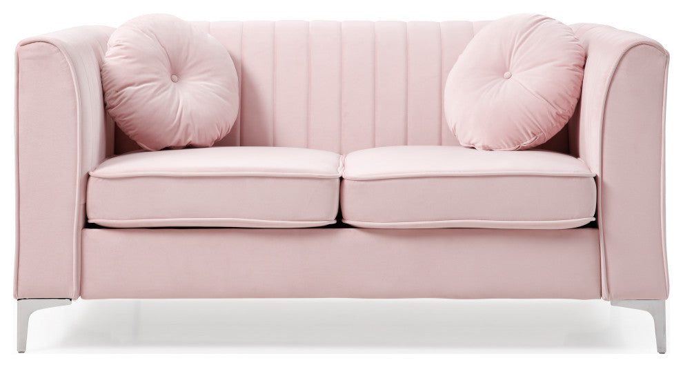 Delray Loveseat, Pink