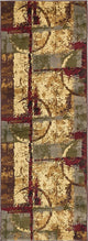 Unique Loom Multicolored Barista Catuai 2' 2 x 6' 0 Runner Rug