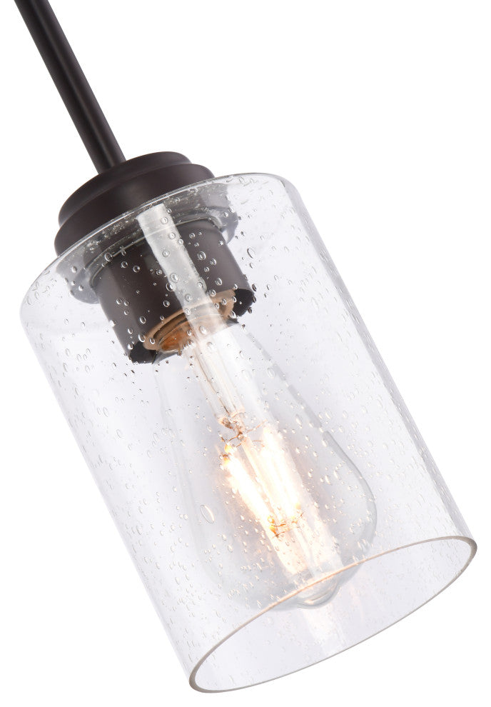 Lazzur Loing 1 Light 4" Matte Rubbed Oil Bronze Pendant