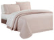 Lyocell Duvet Cover Set, Super Queen, Blush, 3 Piece