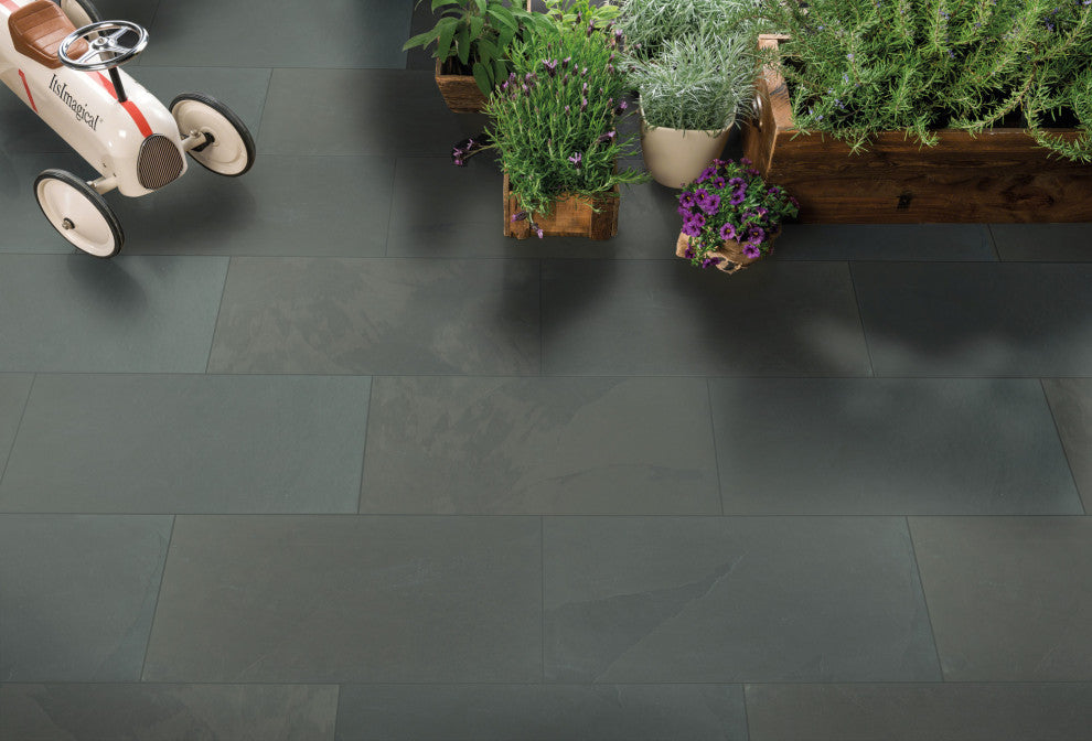 MSI S1224G 12" x 24" Rectangle Floor and Wall Tile - Textured - Montauk Blue