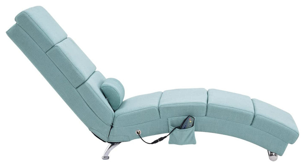 Electric Recliner Heated Massage Chaise Lounge Chair