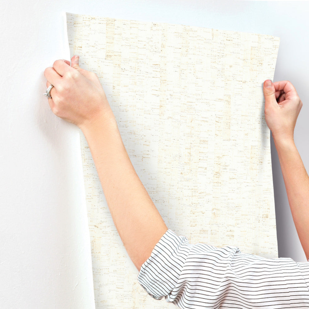 White Plain Bamboo Wallpaper