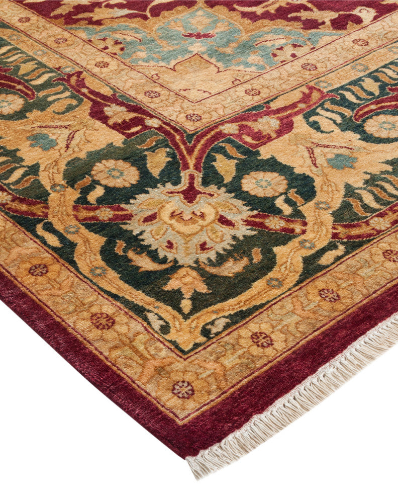 Mogul, One-of-a-Kind Hand-Knotted Area Rug Red, 8'2"x9'10"