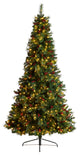 T3320 8 Flat Back Montreal Mountain Pine Artificial Christmas Tree