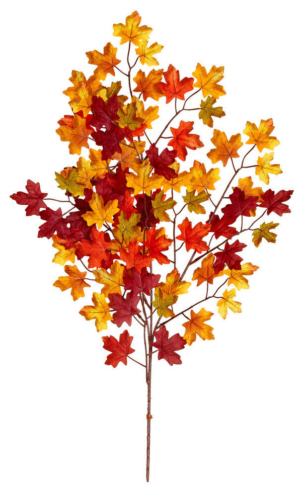 27" Mini Maple Leaf Spray With 75 Leaves