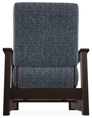 Leeward Deep Seat Outdoor Armchair with Hidden Motion, Restore Indigo/Kona