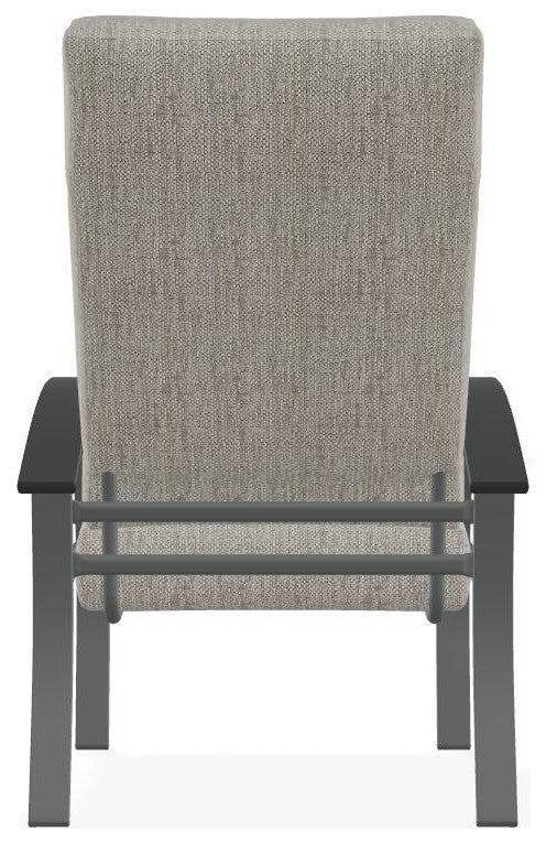 Belle Isle Cushion Outdoor Armchair, Thatch Ash/Graphite