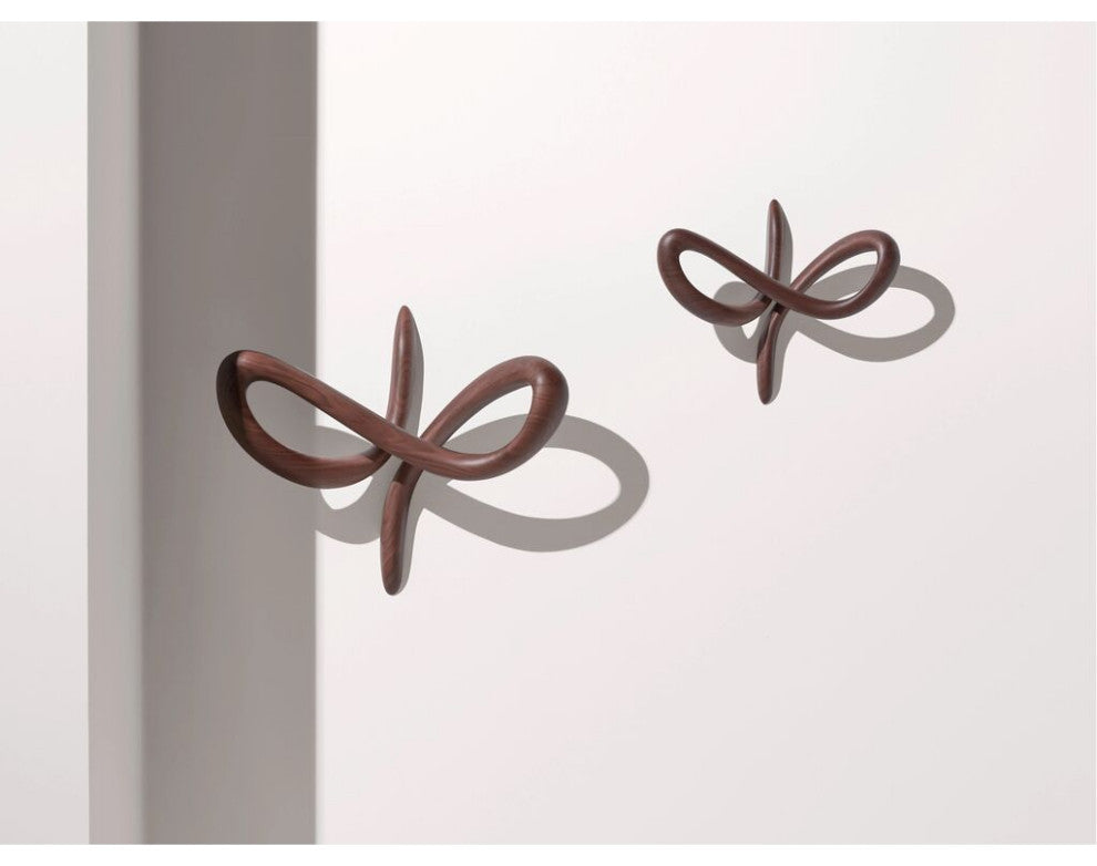 Nomon Vertigo Coat Hanger, Natural Solid Walnut, Large