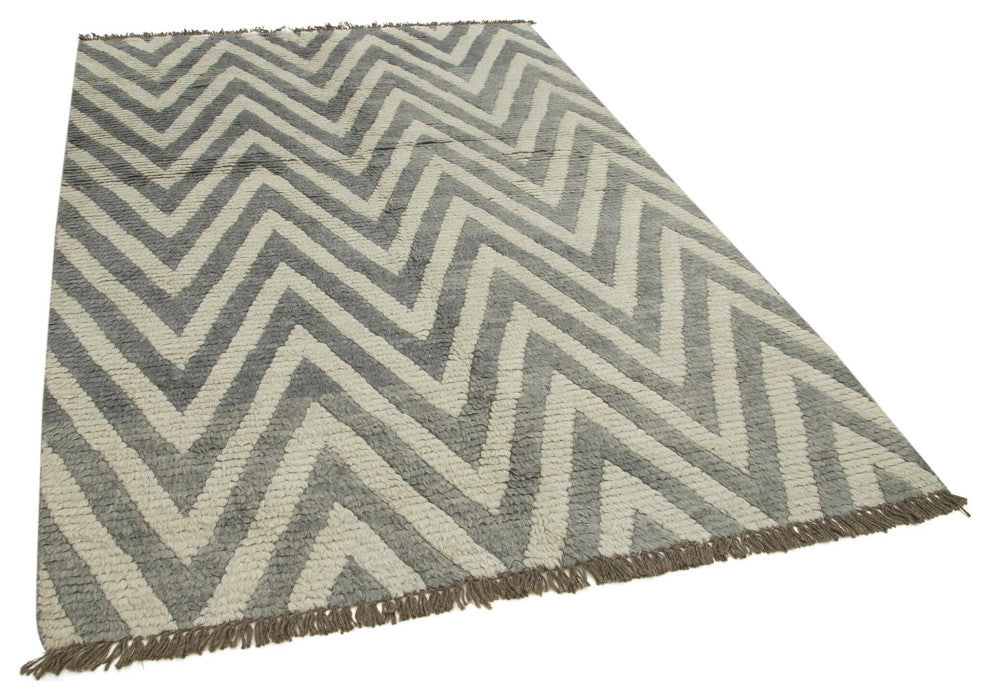 Rug N Carpet - Handmade One-of-a-Kind 5' 6'' x 8' 6'' Moroccan Area Rug