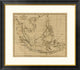 "East India Islands, 1812" Framed Digital Print by Aaron Arrowsmith, 32x28"