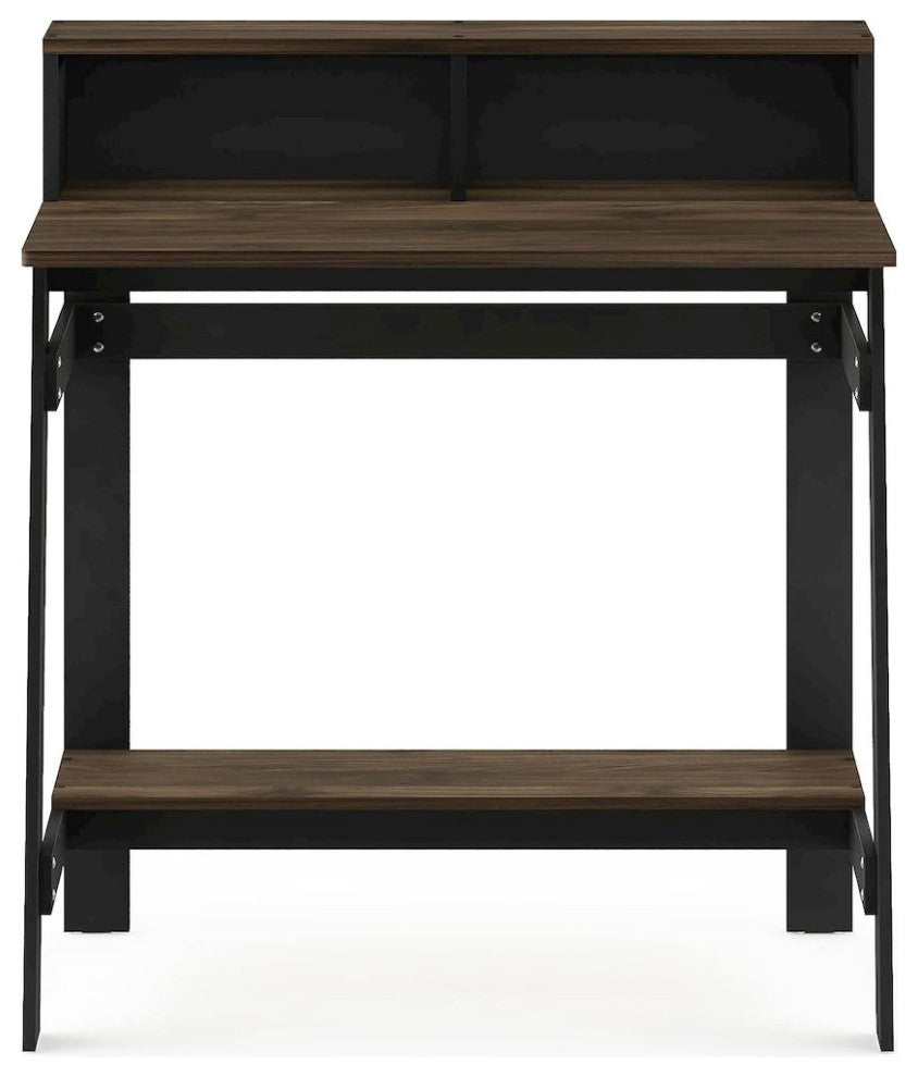 Furinno Simplistic A Frame Computer Desk, Columbia Walnut