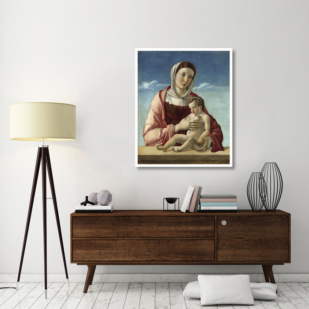 "Madonna and Child - Madonna Frizzoni" Print by Giovanni Bellini, 38"x46"