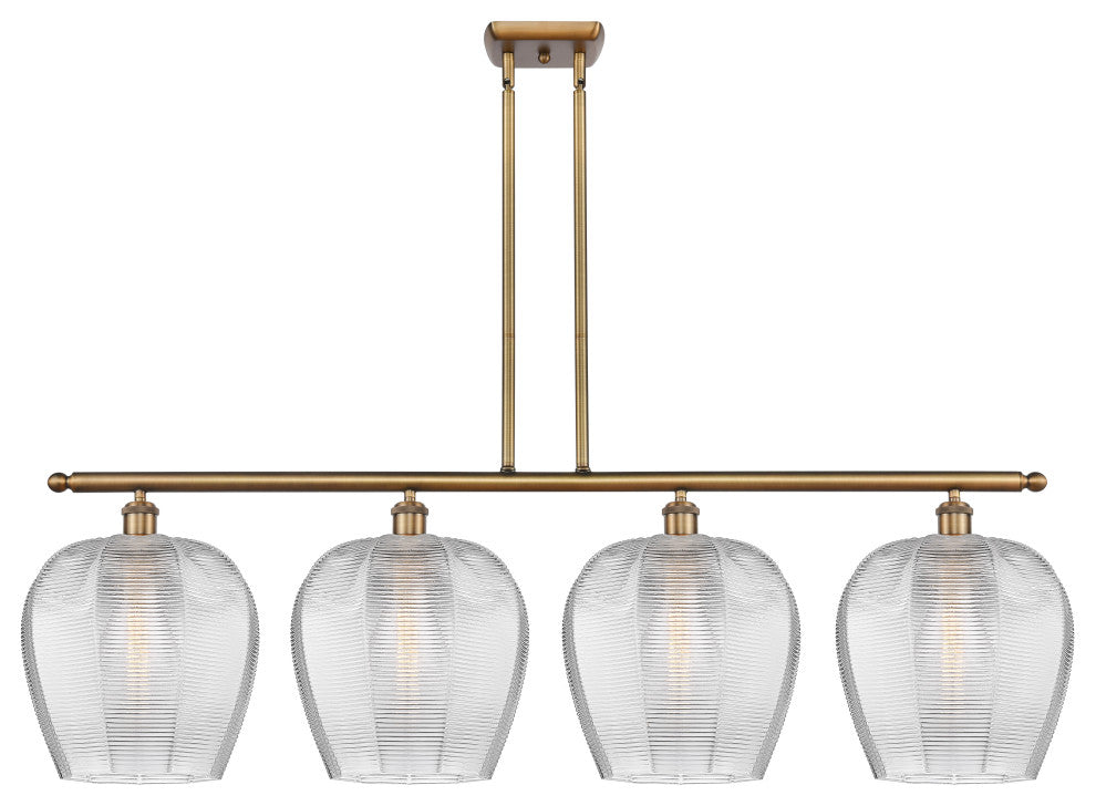 Innovations 516-4I-BB-G462-12-LED 4 Light Island Light, Brushed Brass