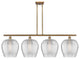 Innovations 516-4I-BB-G462-12-LED 4 Light Island Light, Brushed Brass